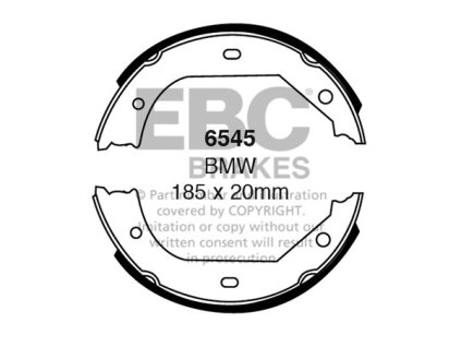 Zadné brzdové čeľuste (6545)