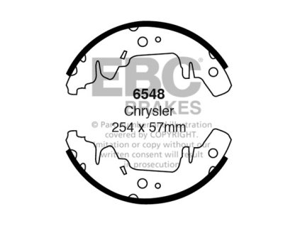 Zadné brzdové čeľuste (6548)