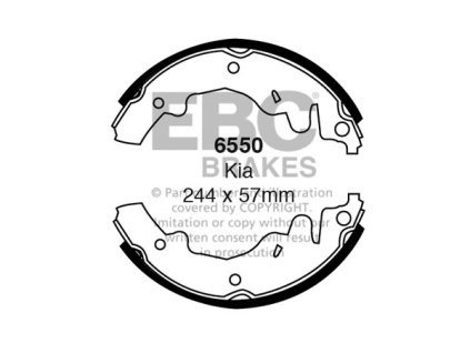 Zadné brzdové čeľuste (6550)