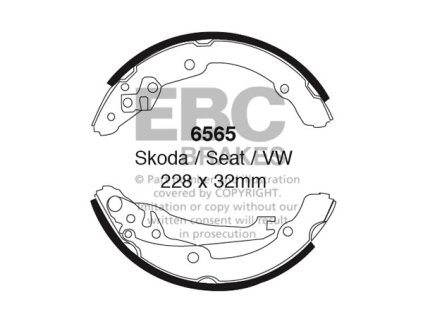 Zadné brzdové čeľuste (6565)