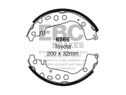 Zadné brzdové čeľuste (6566)