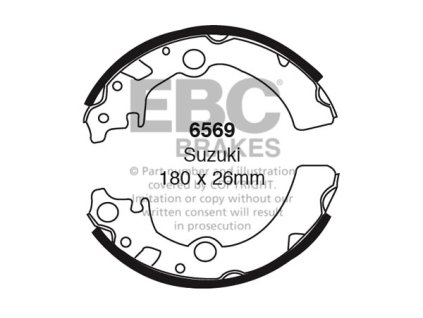 Zadné brzdové čeľuste (6569)