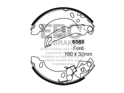 Zadné brzdové čeľuste (6588)