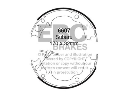 Zadné brzdové čeľuste (6607)