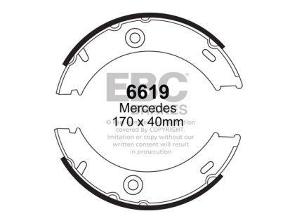 Zadné brzdové čeľuste (6619)