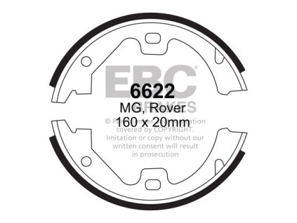 Zadné brzdové čeľuste (6622)