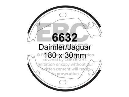 Zadné brzdové čeľuste (6632)