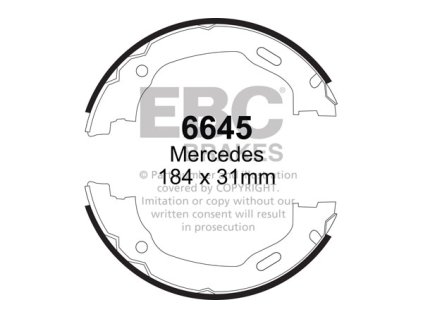 Zadné brzdové čeľuste (6645)