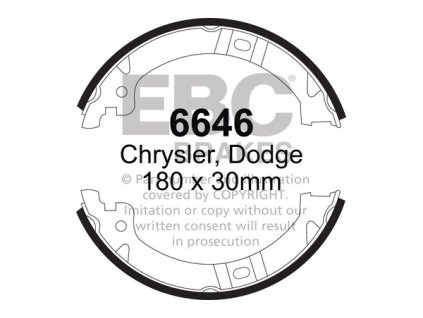 Zadné brzdové čeľuste (6646)