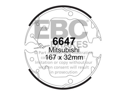 Zadné brzdové čeľuste (6647)