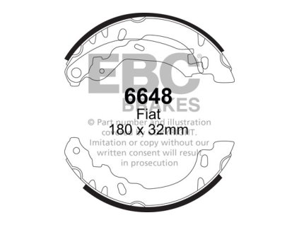 Zadné brzdové čeľuste (6648)