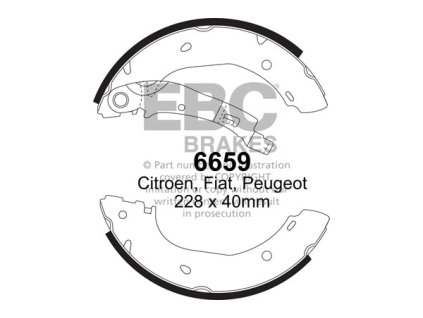 Zadné brzdové čeľuste (6659)