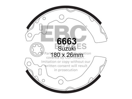 Zadné brzdové čeľuste (6663)