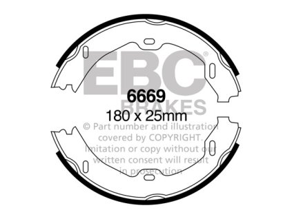 Zadné brzdové čeľuste (6669)