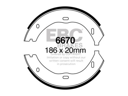 Zadné brzdové čeľuste (6670)