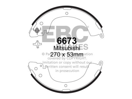 Zadné brzdové čeľuste (6673)