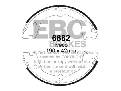 Zadné brzdové čeľuste (6682)