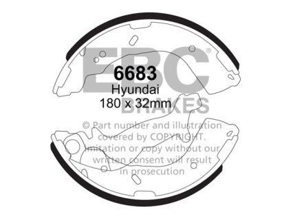 Zadné brzdové čeľuste (6683)