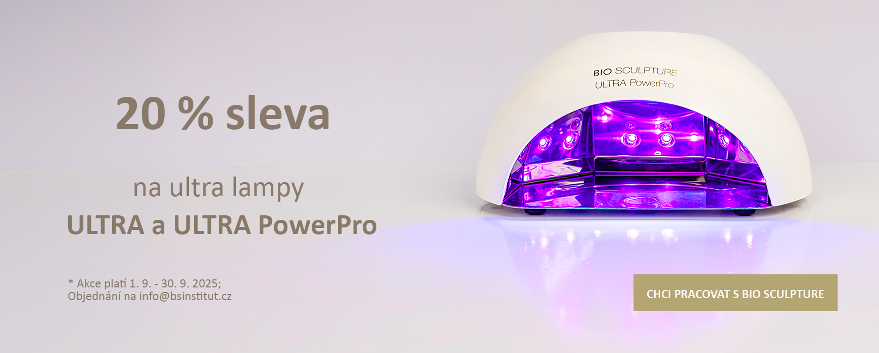 Sleva 20 % na lampy