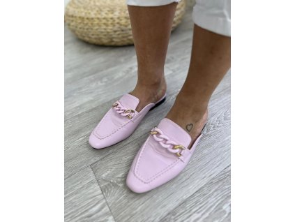 mokasíny ruzove