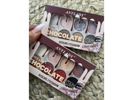 Paletka očních stínů 10v1 chocolate