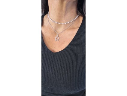 Řetízek dobble HVĚZDIČKA