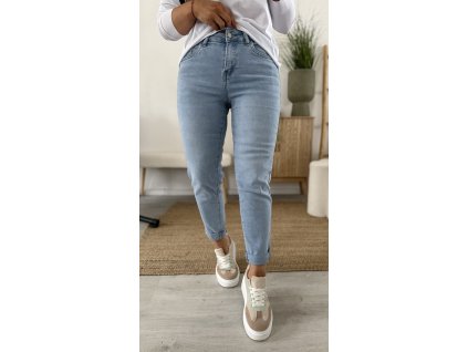 Jeans BUTTER MOM - baby blue