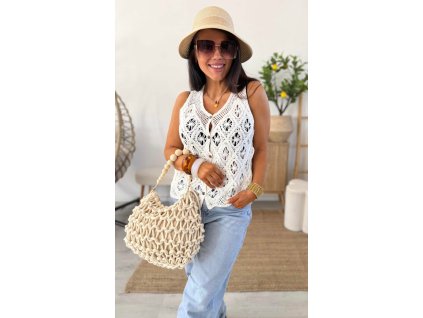 Háčkovaná vesta MIA