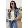 Denim bunda BLUE VIBE crop