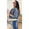 Denim bunda BLUE VIBE crop