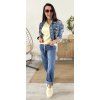 Denim bunda BLUE VIBE crop