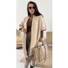 Kabát WRAP s kimono rukávem
