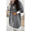Kabát WRAP s kimono rukávem
