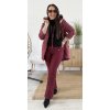 Kabát MERLOT - Burgunda