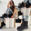 Kotníkové boots SMOKE - BLACK
