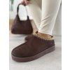 Nazouvací válenky SLIP ON - BROWN