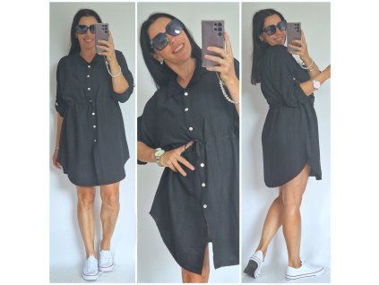Košilové šaty krátké