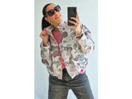 Kabátek LUX květ