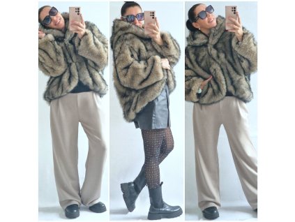 Kožíšek s kapucí