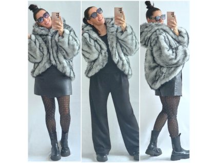 Kožíšek s kapucí