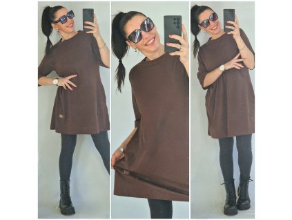 Šaty klasic s kapsami