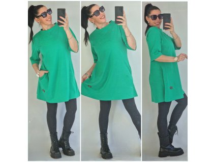 Šaty klasic s kapsami