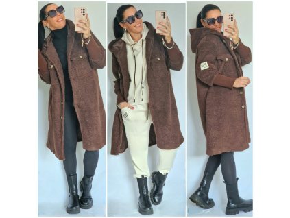 Kabát hnědý