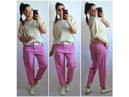 Jarni kalhoty s páskem