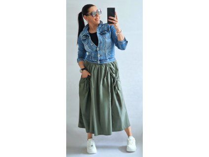 Balonová sukně s kapsami