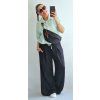 Máslové široké kalhoty FASHION