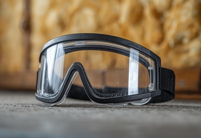 Ochranné brýle na skelnou vatu
