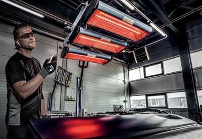 Brýle pro práci s infralampou