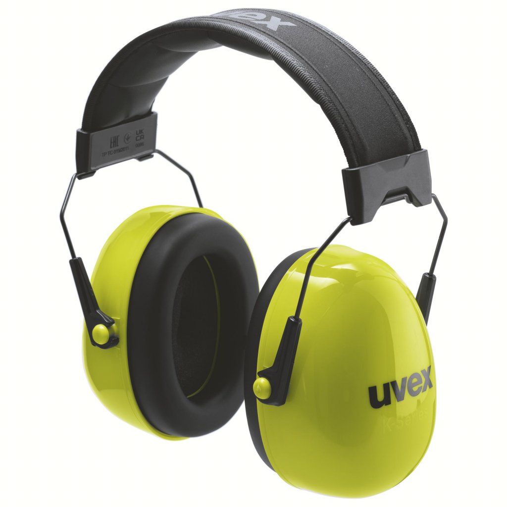 Ochranné pracovní sluchátka Uvex K20 hi-viz