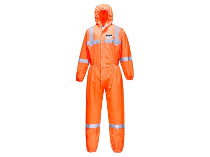 ST36 Jednorázová kombinéza VisTex SMS typ 5/6 - oranžová
